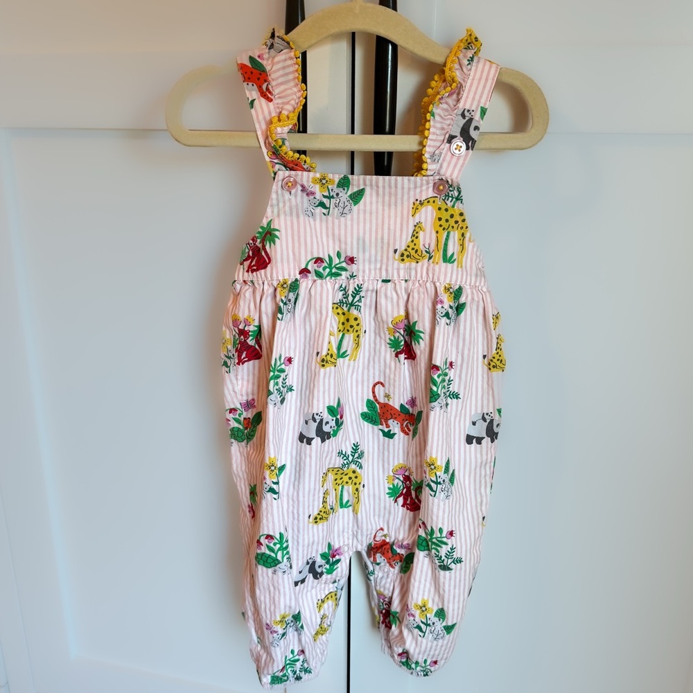 Baby Boden Animal Print Overalls